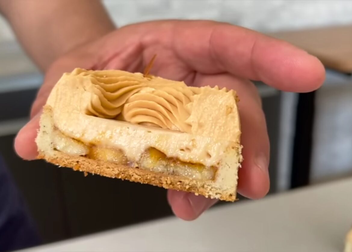 Banana caramel tart