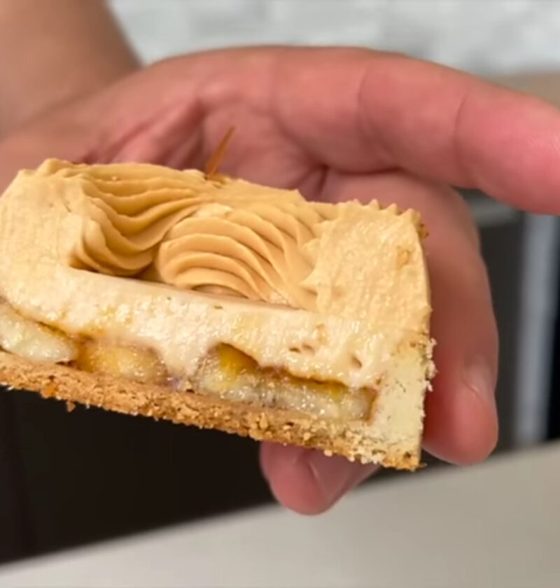 Banana caramel tart