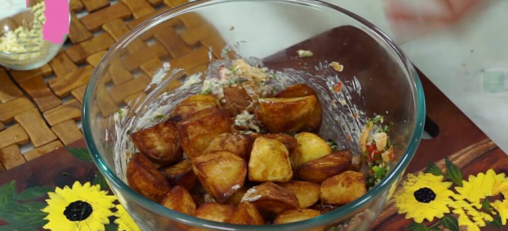 Roasted potato salad